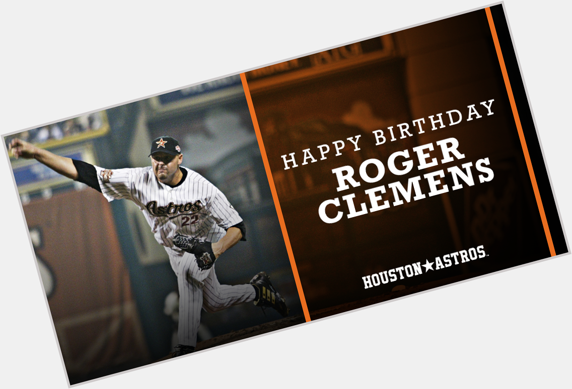 Please join us in wishing a happy 53rd birthday to Legend Roger Clemens! 