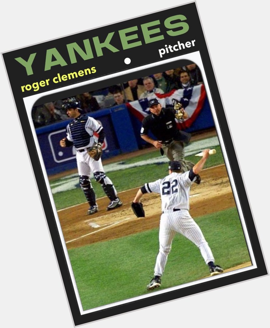 Happy 59th birthday to Roger Clemens. 