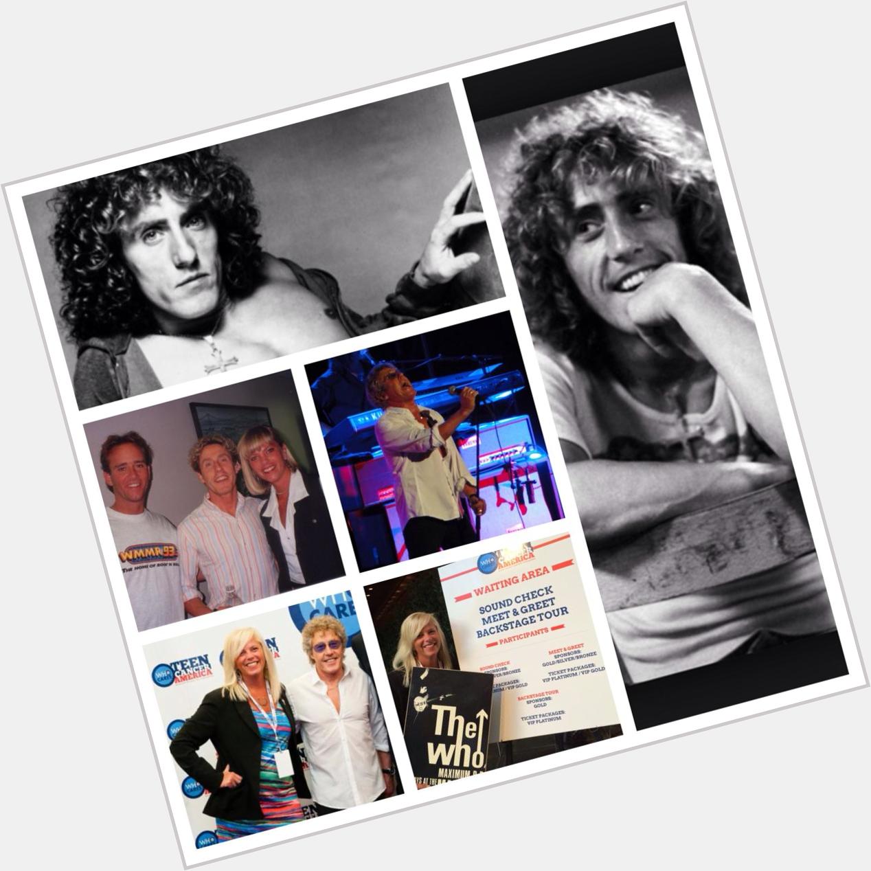 I was lucky enough to meet him twice. Happy Birthday to my first crush & the best singer of all time- Roger Daltrey. 