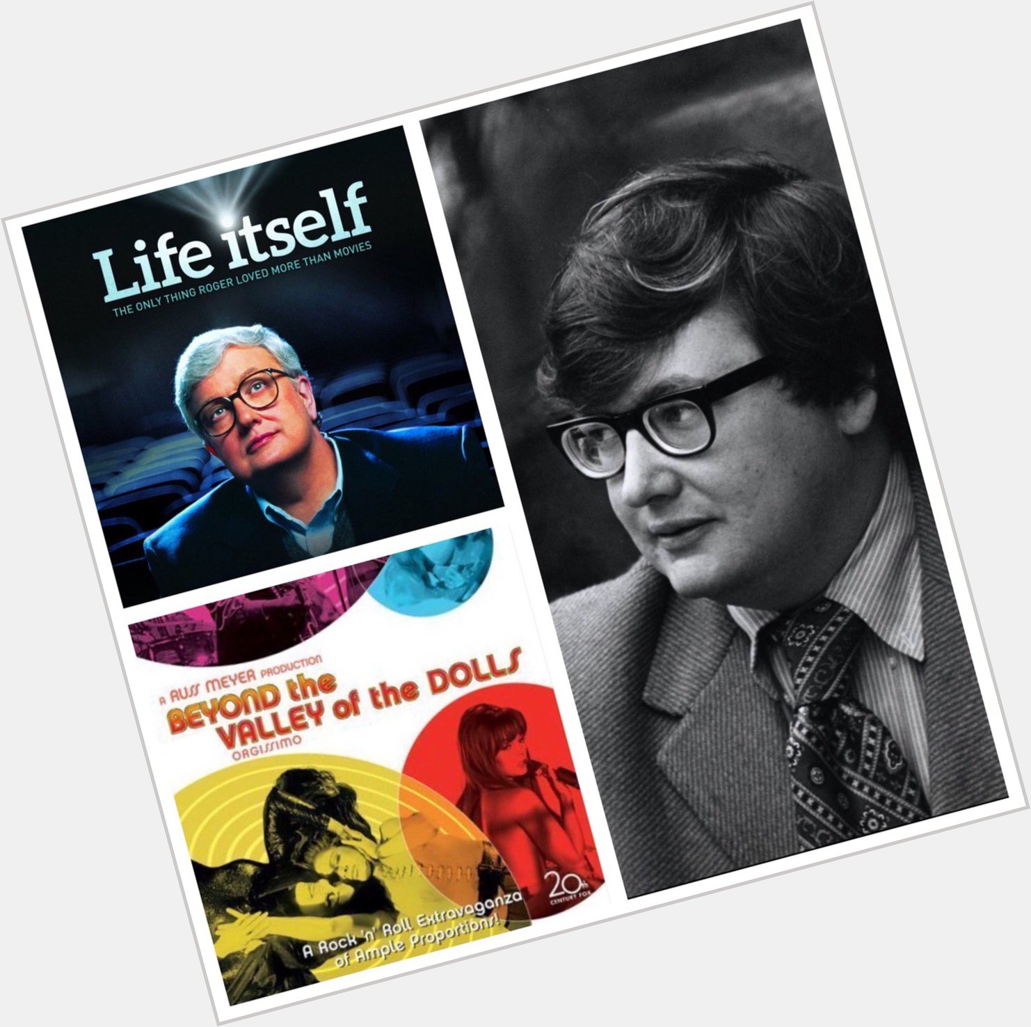  Happy 75th birthday to critic/writer/producer Roger Ebert (1942-2013)! 