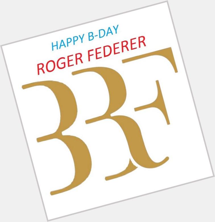 Happy birthday Roger Federer  