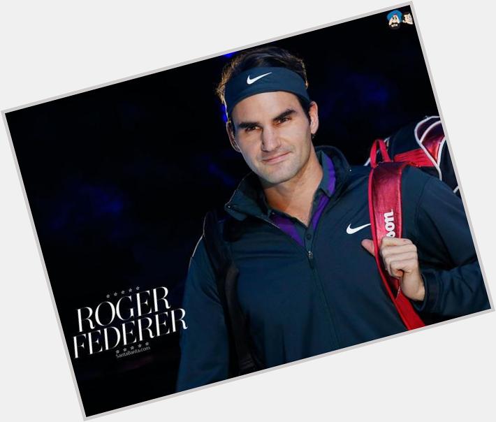 Happy Birthday to one of the best tennis player ever seen...Roger Federer..!! 