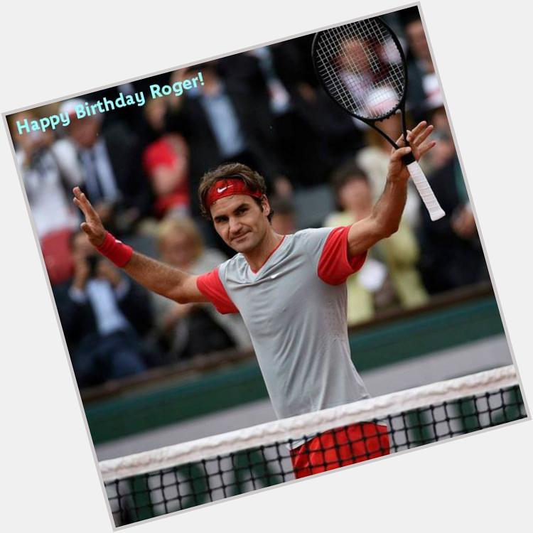 Happy birthday to our 2009 champion ! 
Roger a 33 ans aujourdhui : joyeux anniversaire ! 