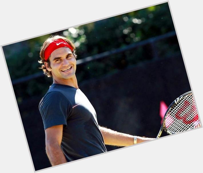 My dad Everyones favourite tennis player is thirty three today - Happy Birthday to Roger Federer 