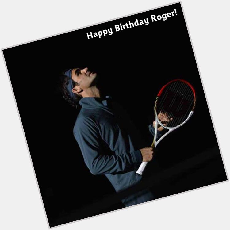 Happy birthday Our 2011 champion turns 33 today. 

Joyeux anniversaire Roger 33 ans ce jour! 