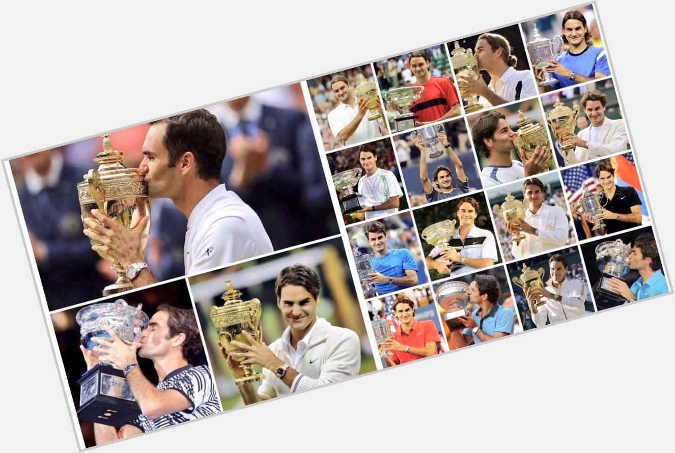 Happy birthday Roger Federer. Thank you for being you and making me fall in love w/ tennis. You are the best .EVER 
