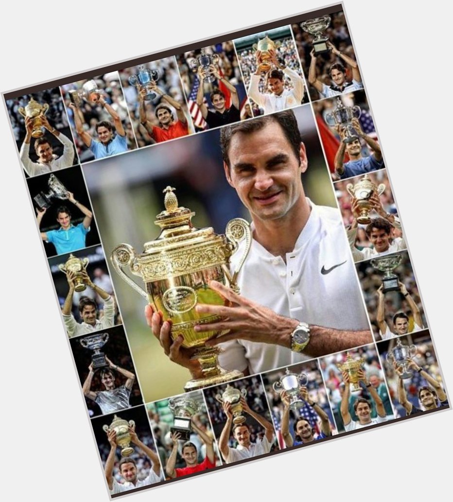 Many happy returns of the day to Roger Federer have a very Happy Birthday    