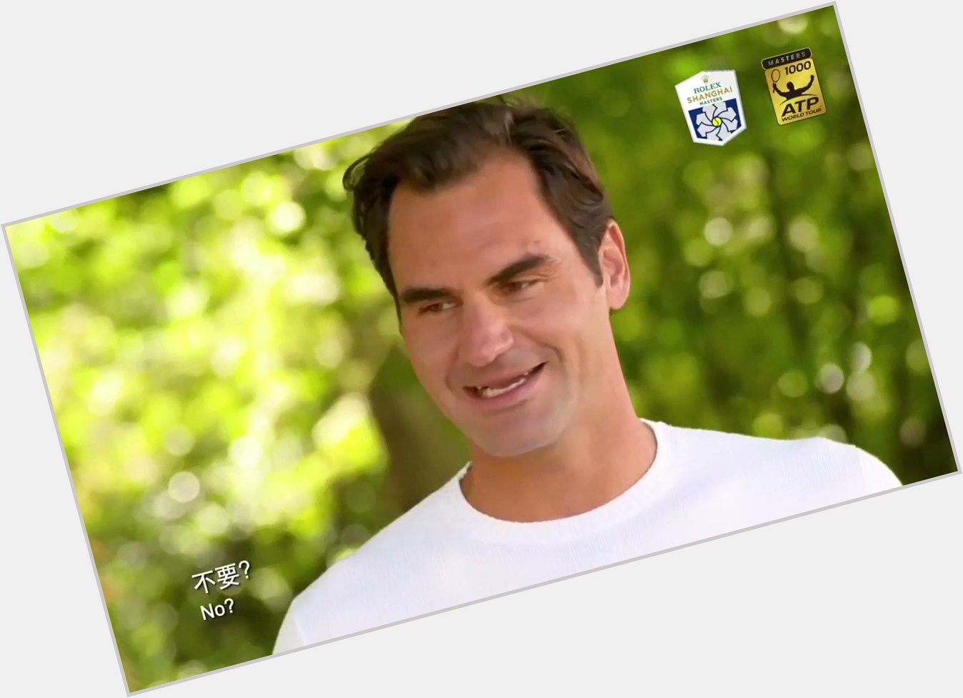 Roger Federer  sings Happy Birthday to Roger Federer   