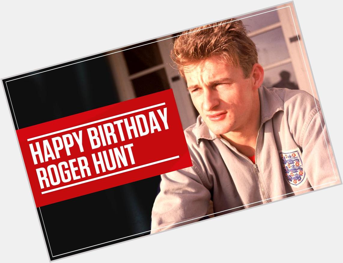 He scored the first ever goal on Match of the Day, Happy Birthday to World Cup winner Roger Hunt 