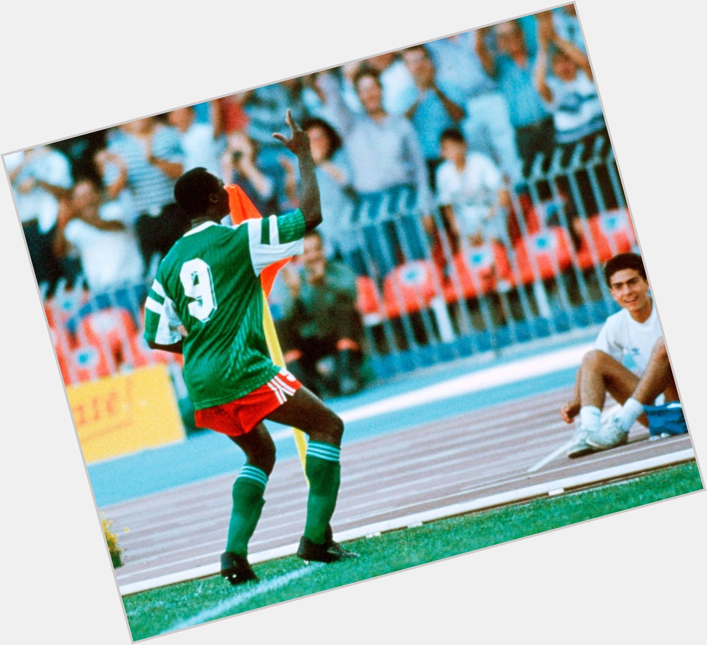 Happy Birthday to the legend who entertained the world during 1990 - Roger Milla 