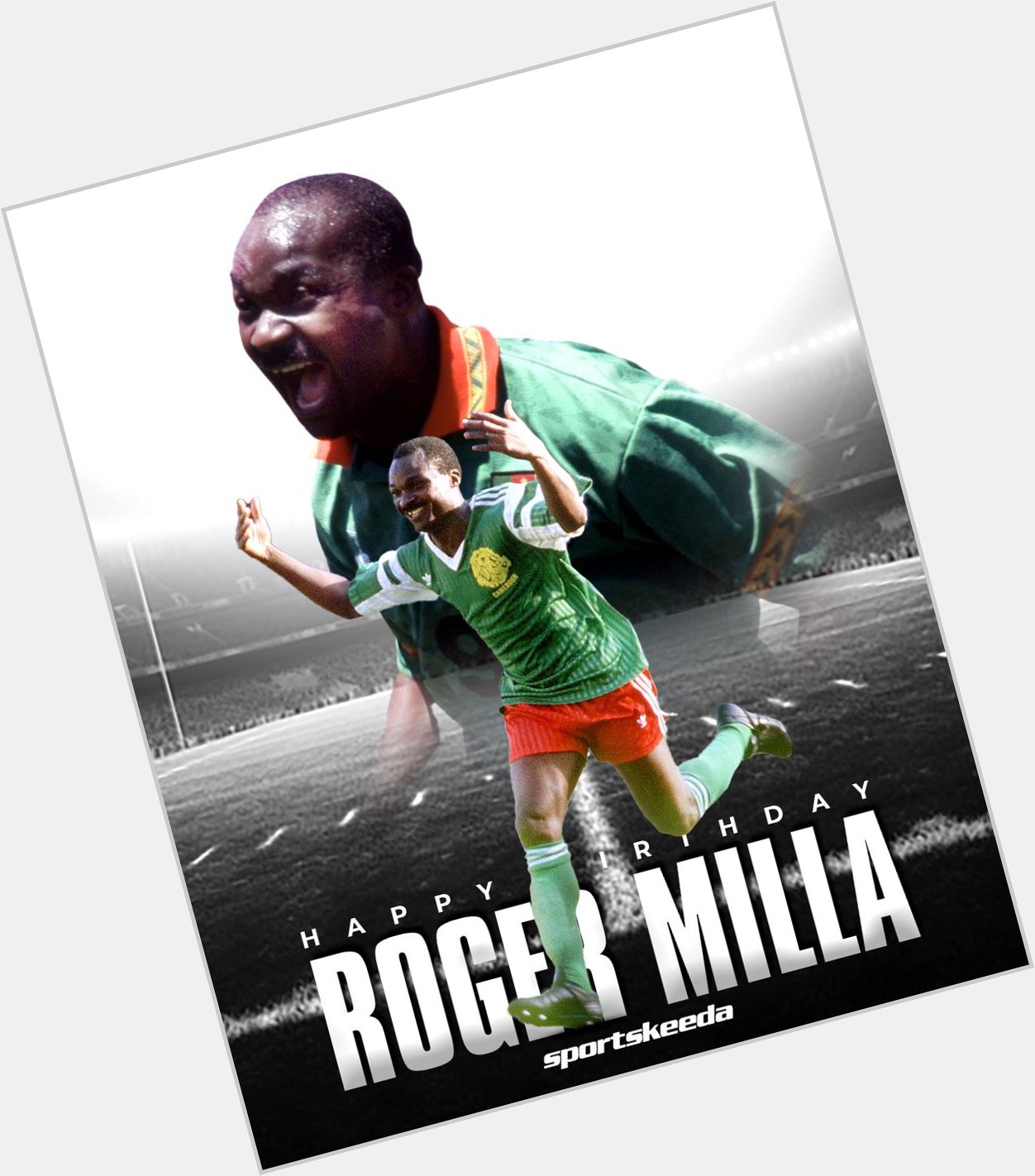 Happy Birthday to one of the greatest Africans to play the sport! Cameroon\s Roger Milla.   