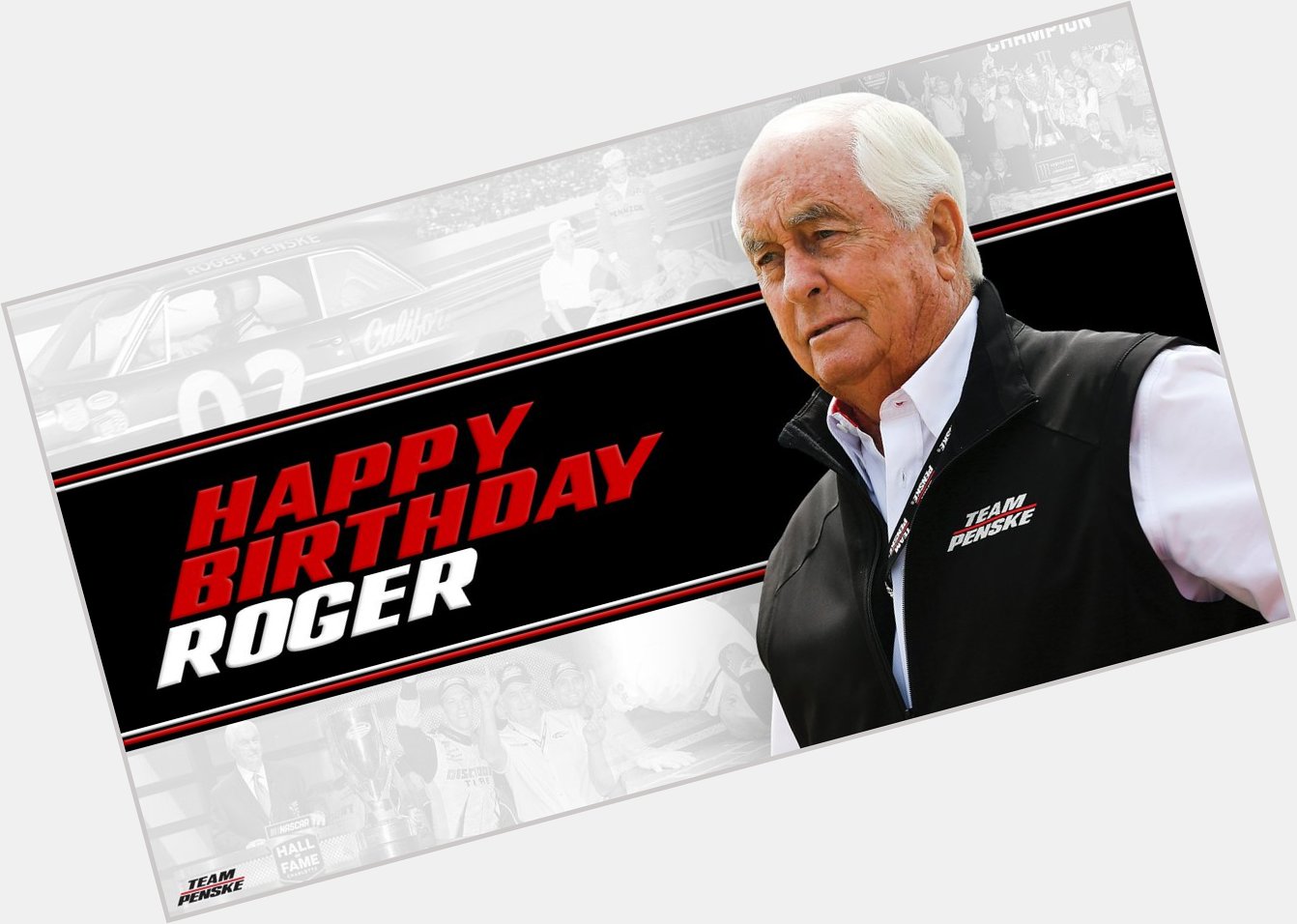 Happy birthday to Roger Penske! Remessage to help us wish The Captain a happy birthday!  