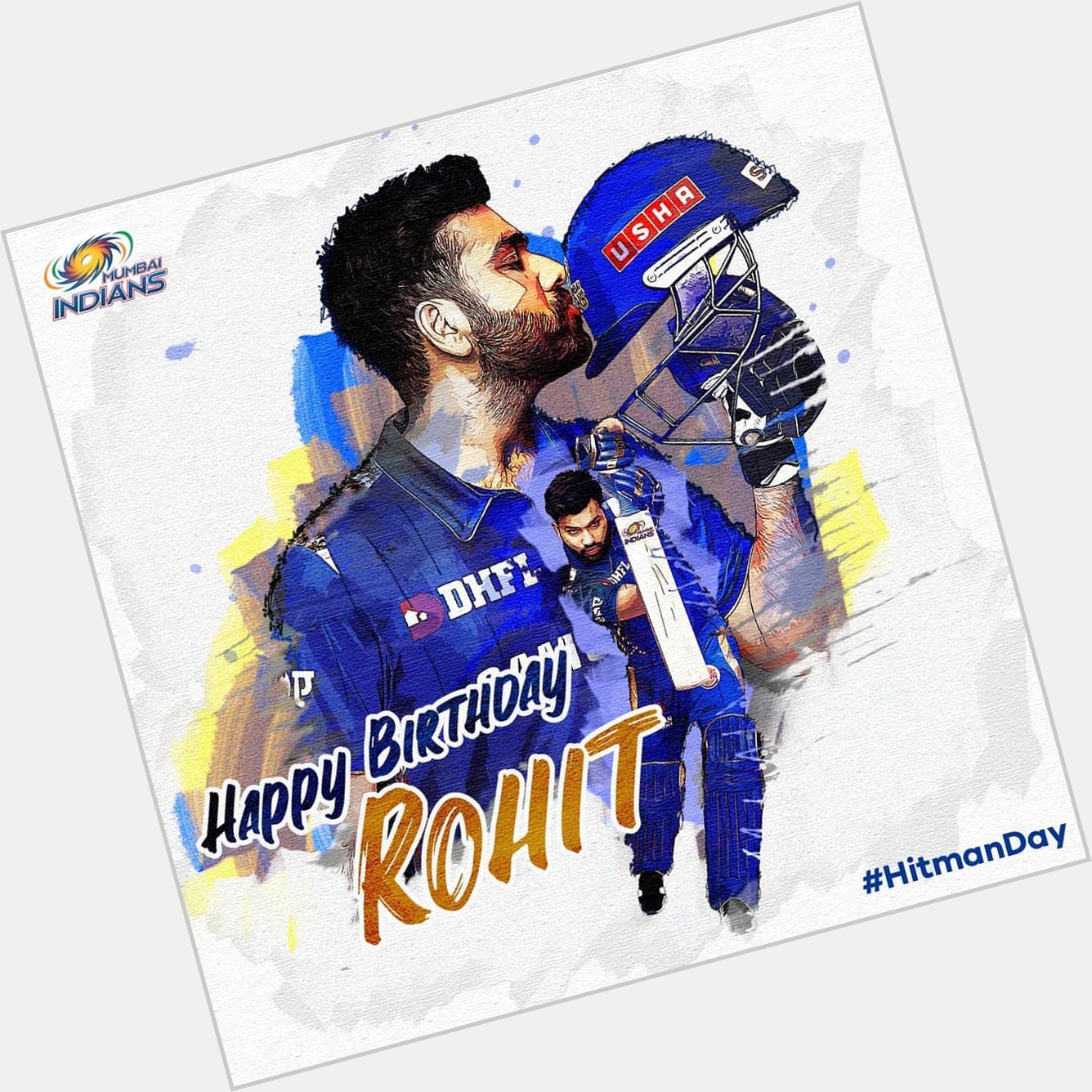Happy birthday Hitman Rohit Sharma  You are greatest player in the world.   