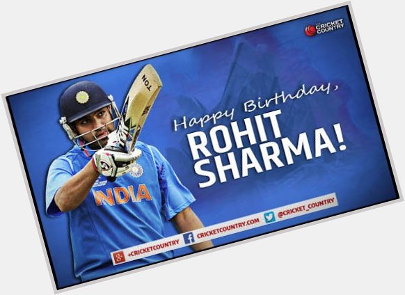 A very happy birthday rohit sharma 