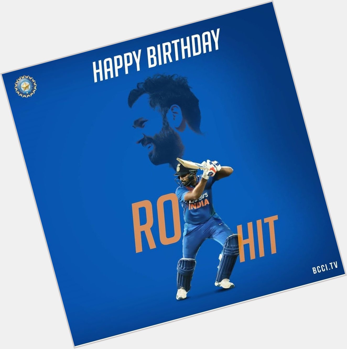 Happy birthday Rohit sharma   
