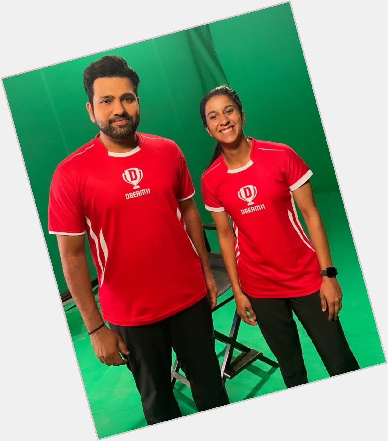 Jemimah Rodrigues and Rohit Sharma Happy Birthday Ro Two favs in one frame  