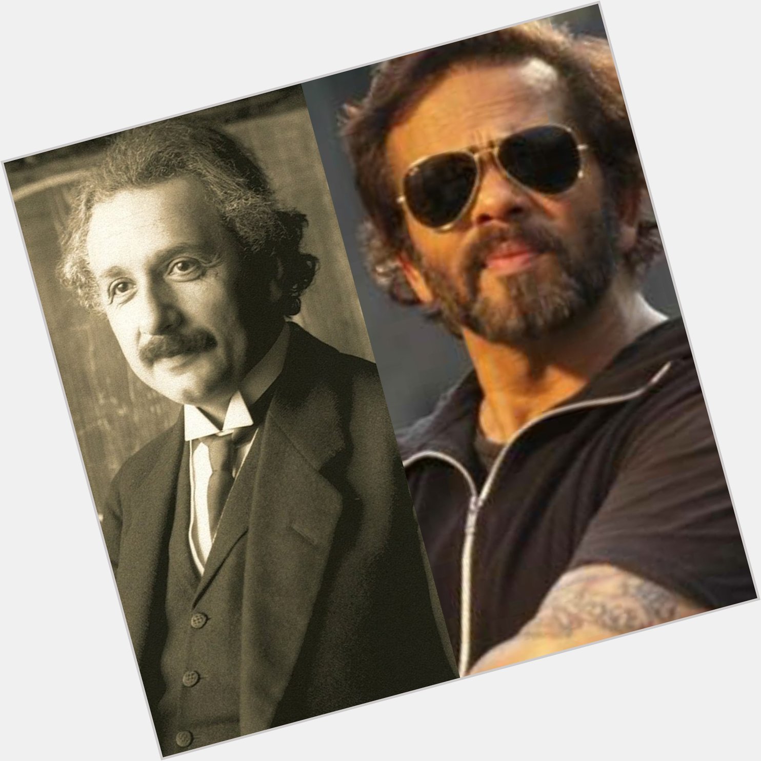 Happy Birthday Albert Einstein & Rohit Shetty

The persons who defined/redefined Physics...! 
