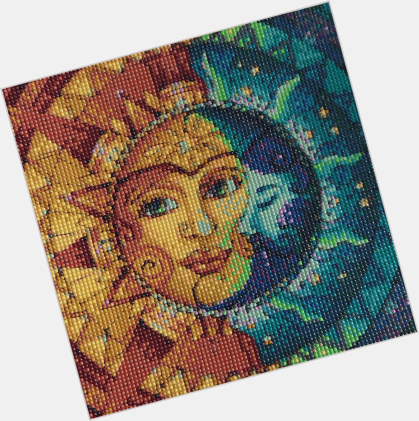 Happy Birthday Roland Orzabal 22/08/21   Diamond Dots:- The Sun & The Moon by Holly S 