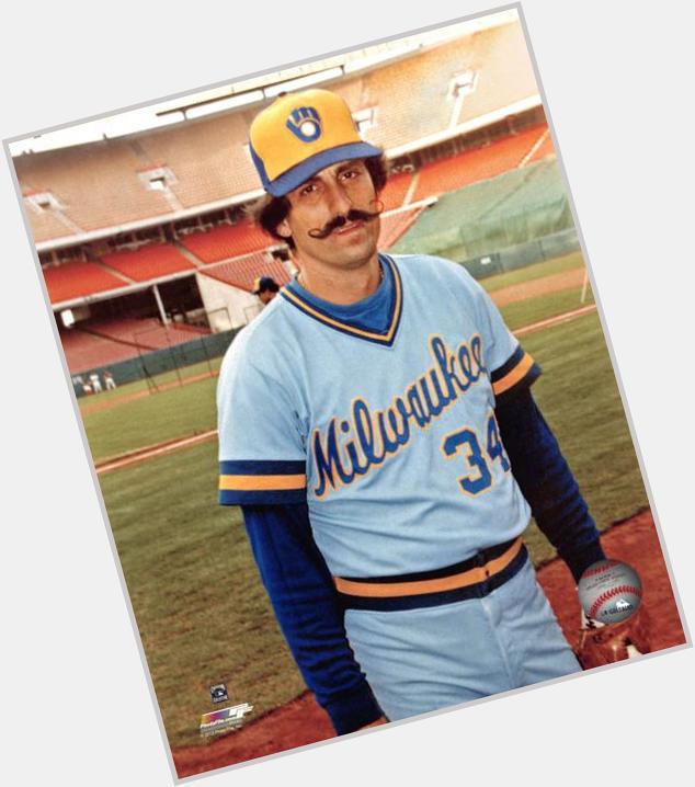 Happy birthday to Rollie Fingers turning 71 today.  Rollie rocking the stache in the powder blue uni... 