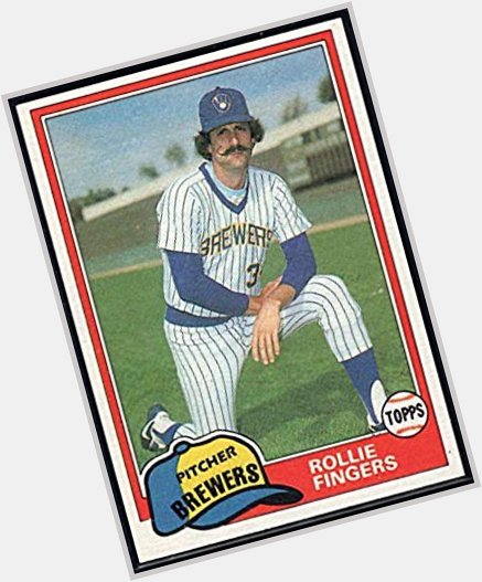 Happy Birthday to Rollie Fingers. His 1981 Topps Traded card is one of my favorites.  