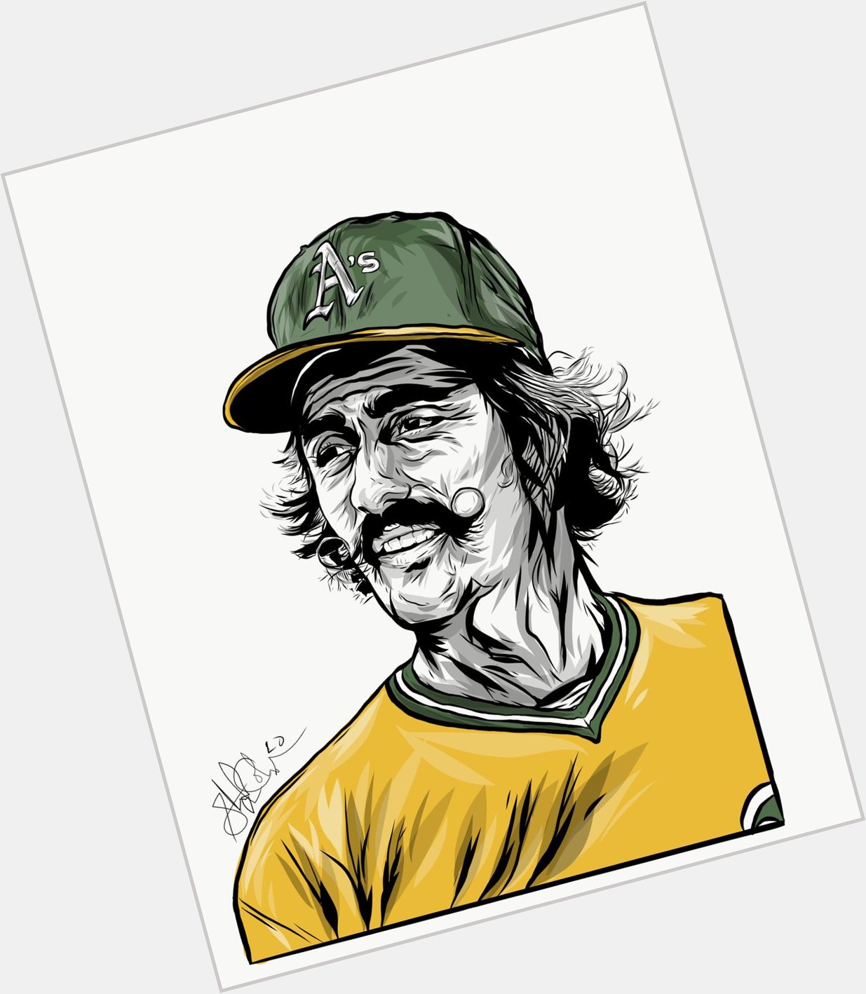 Happy Birthday to the greatest handlebar mustache Rollie Fingers!   