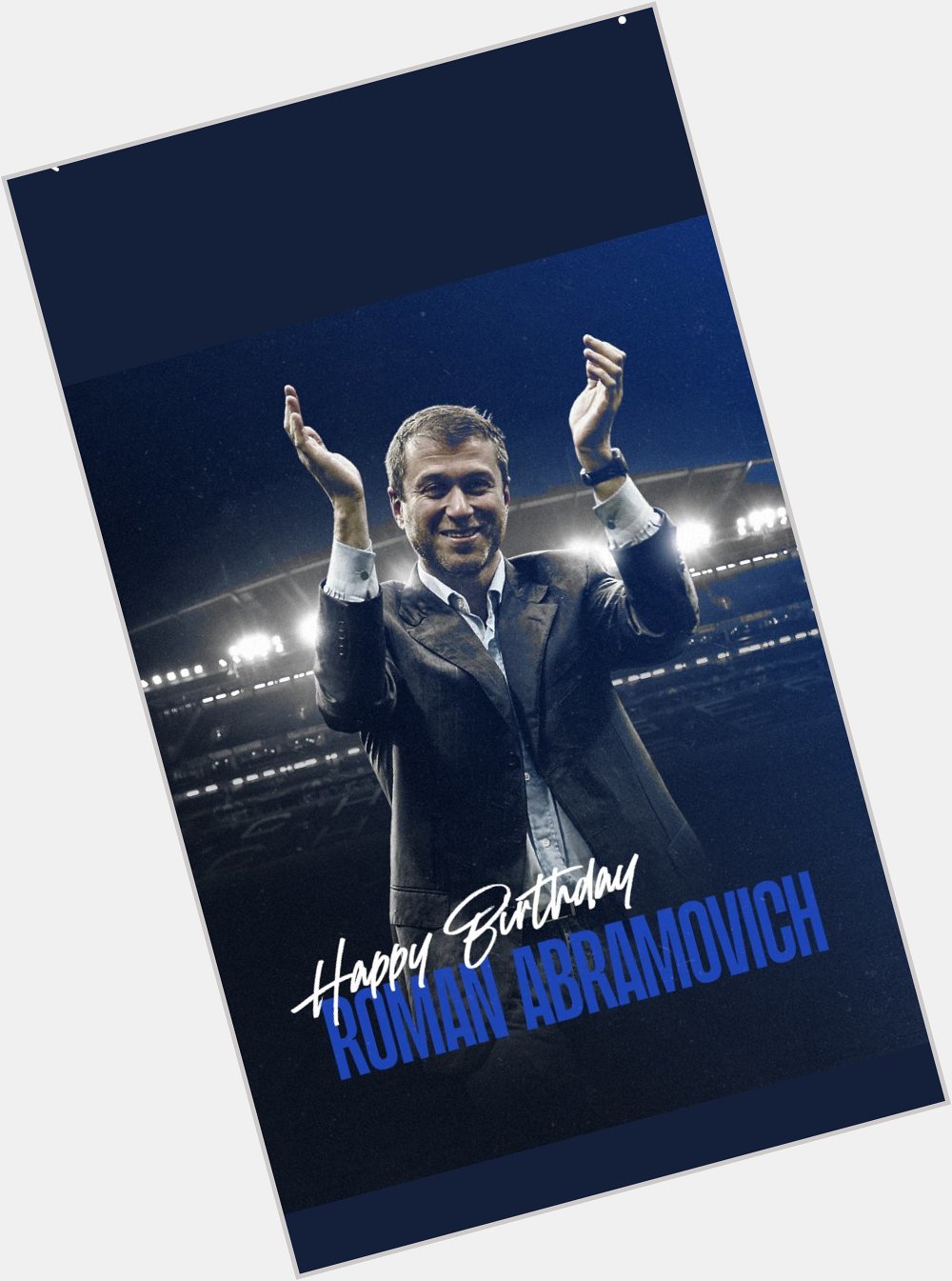 Happy birthday, Roman Abramovich! 
