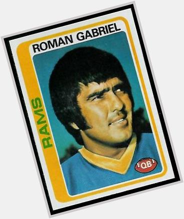 Happy Birthday Roman Gabriel! Not sure what that hairstyle is called, but it\s bloody brilliant. 