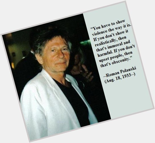 Happy birthday, Roman Polanski! 