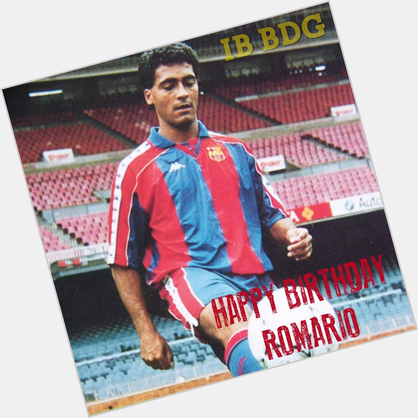 Feliç 49th Aniversari Romàrio de Souza Faria. Happy Birthday from Indonesia 