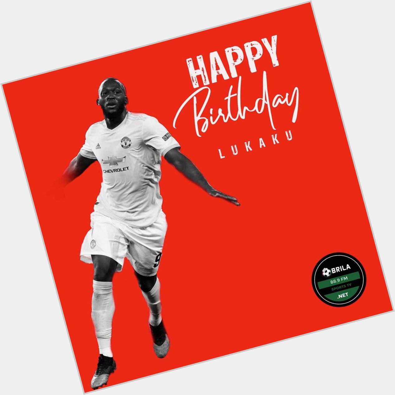 Happy Birthday to Belgian/Man Utd\s Romelu Lukaku. Describe the striker with one word.  