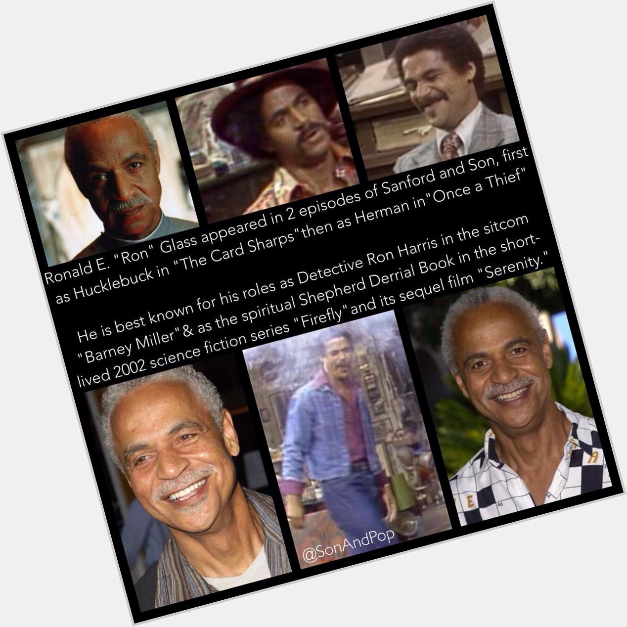 Happy Birthday to actor Ron Glass.
He turns 70. 