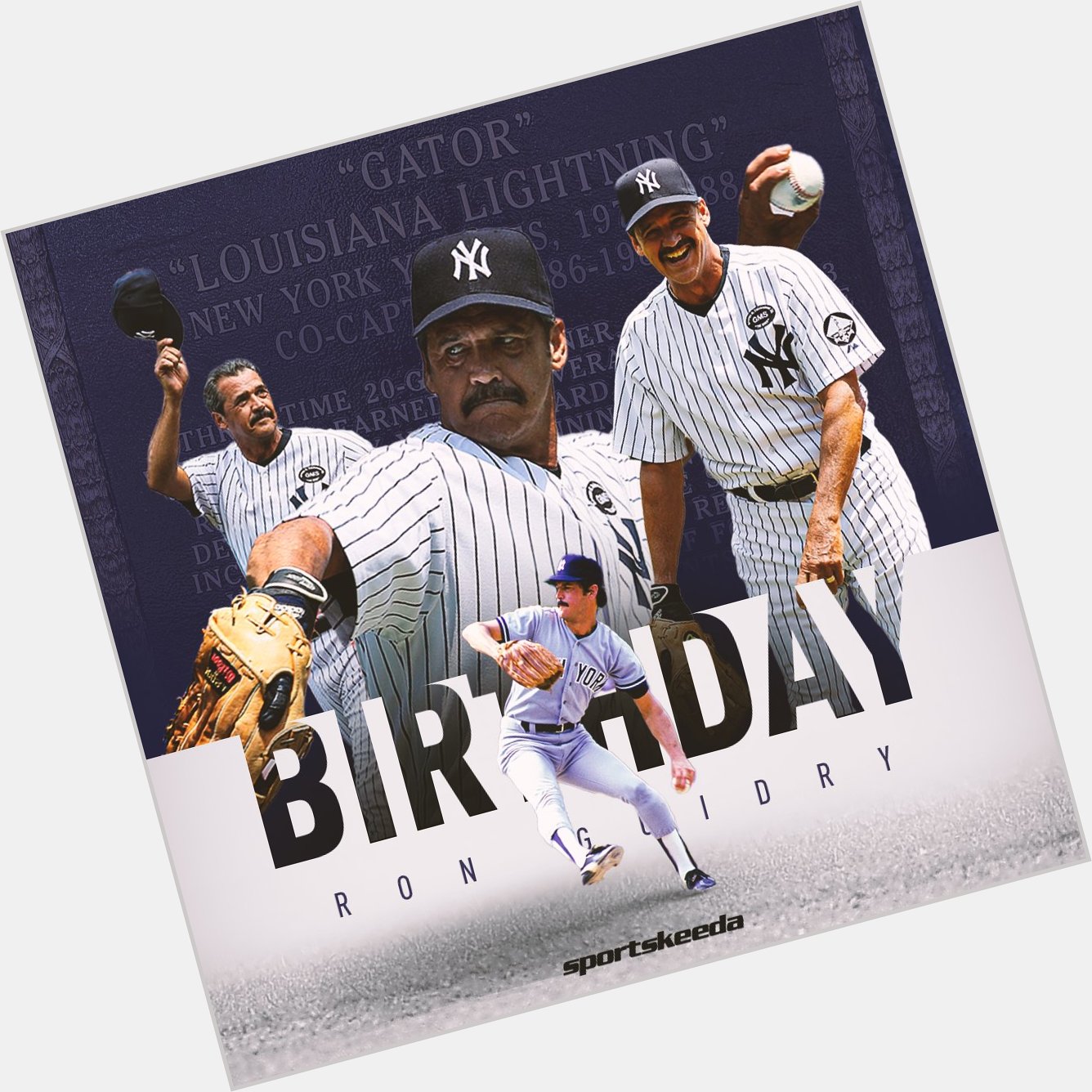 Happy 72nd Birthday to Ron Guidry Cy Young 4x All-Star 2x World Series 5x Gold Glove 2x ERA Title ML PoY 