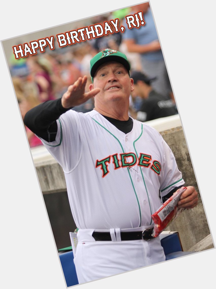 A very happy birthday to the winningest manager in Tides franchise history, Ron Johnson! 