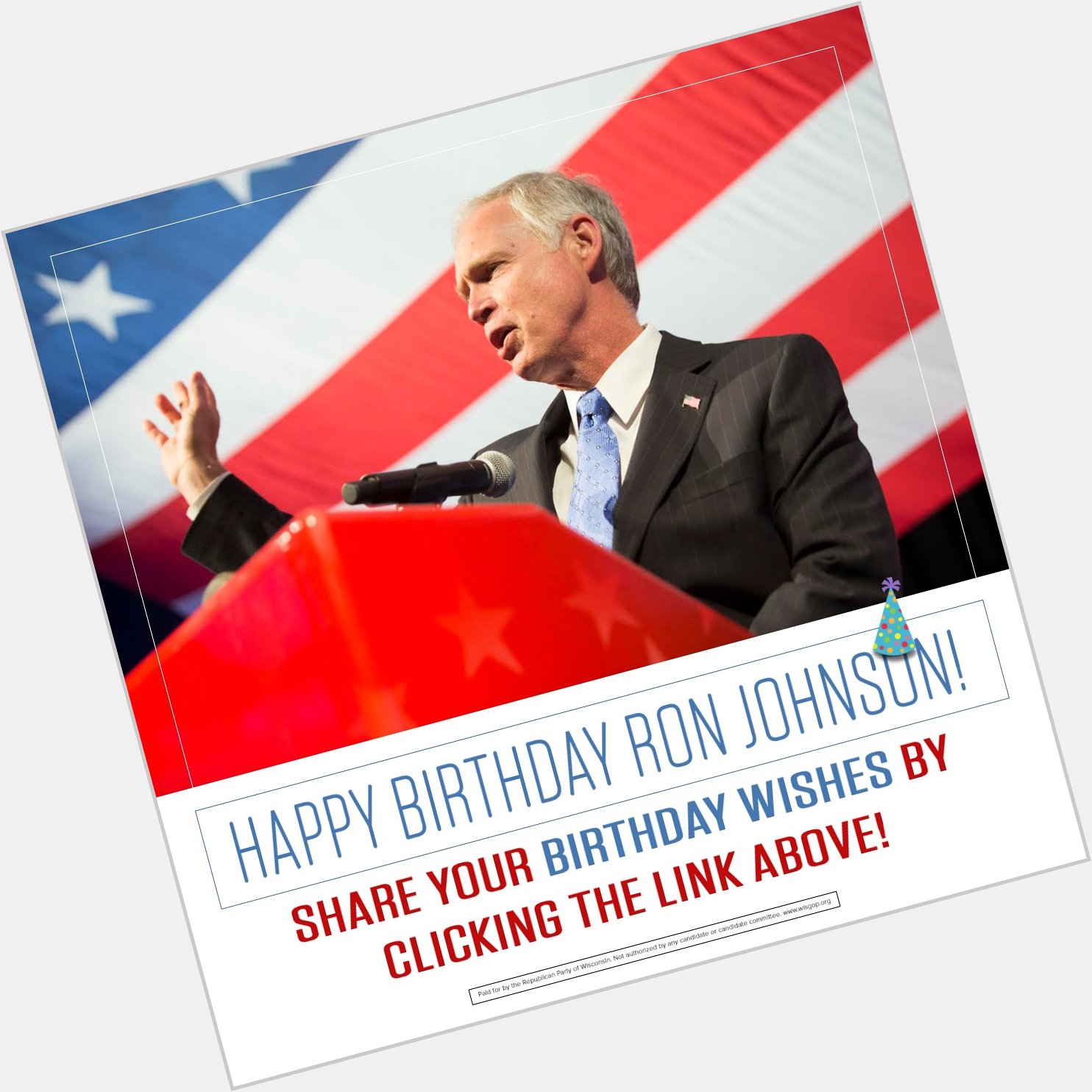 Happy Birthday Sign our birthday card to him here:  
