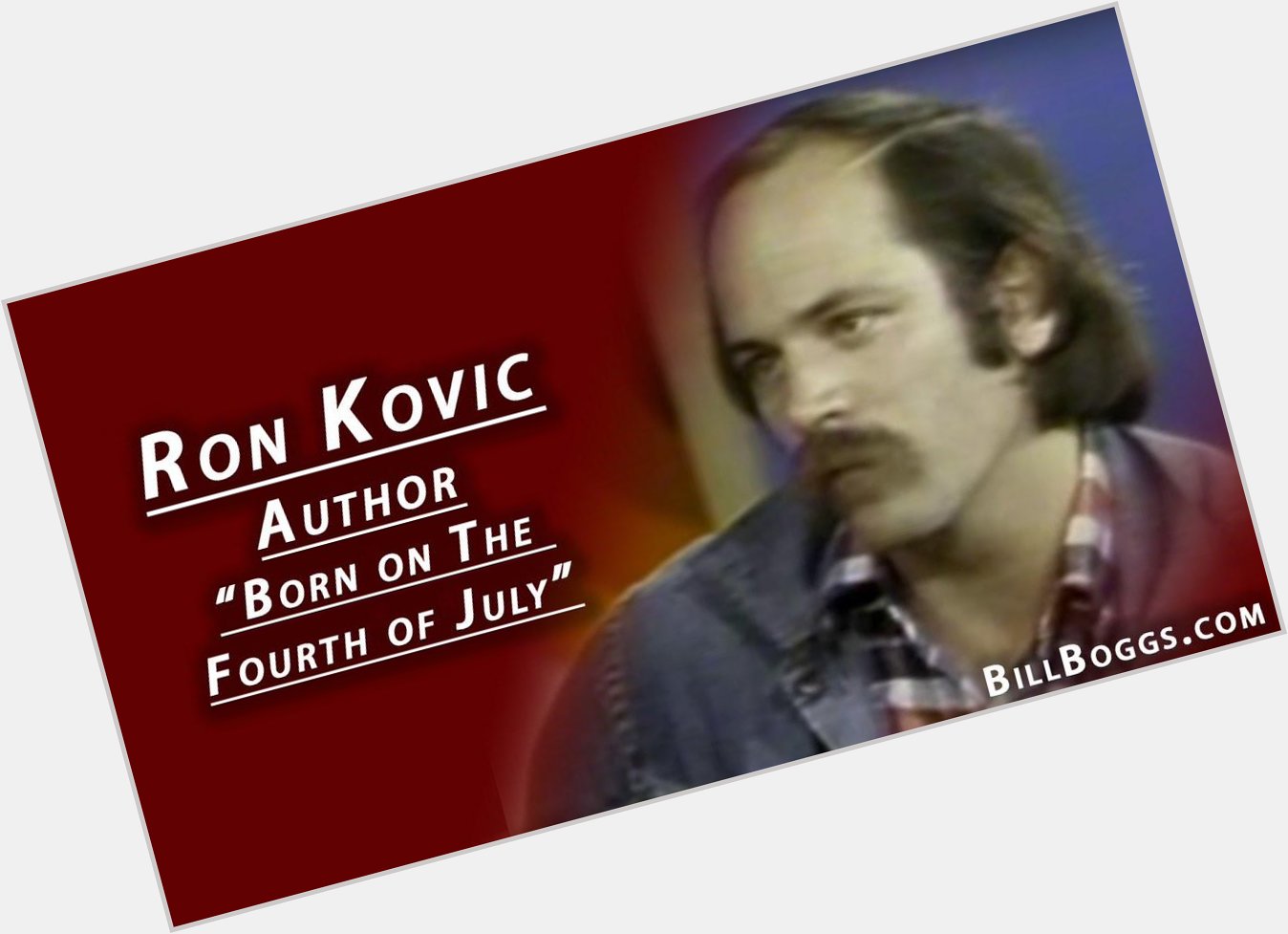 Happy Birthday, Ron Kovic. 