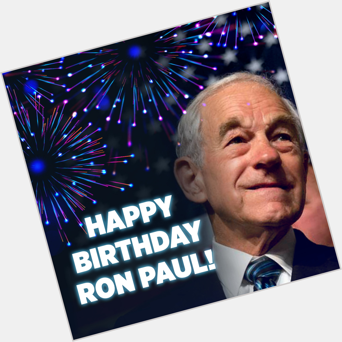 All of us at would like to wish a very Happy Birthday to Ron Paul! 