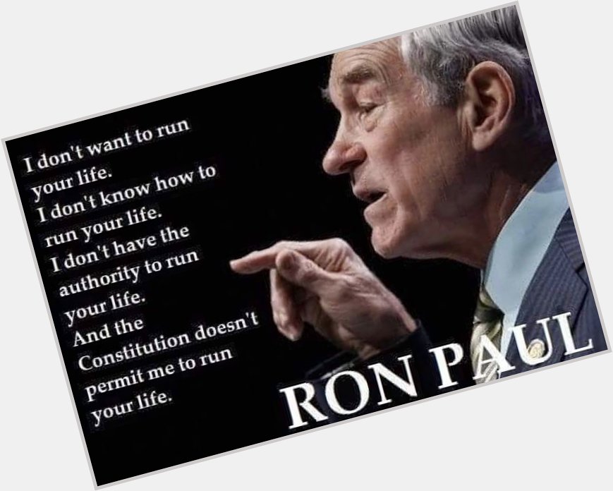 Happy 87th birthday to one of the greatest voices of liberty, Dr. Ron Paul. 