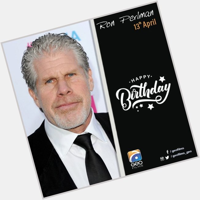 Happy Birthday Ron Perlman!    