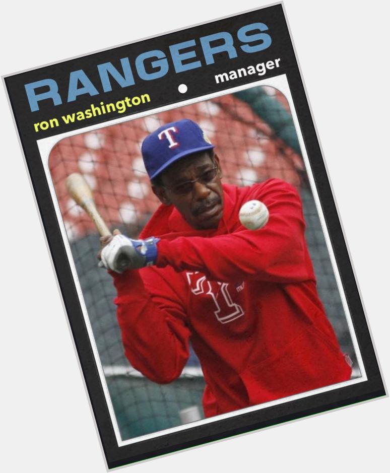 Happy 63rd birthday to Ron Washington, most successful Rangers manager. 