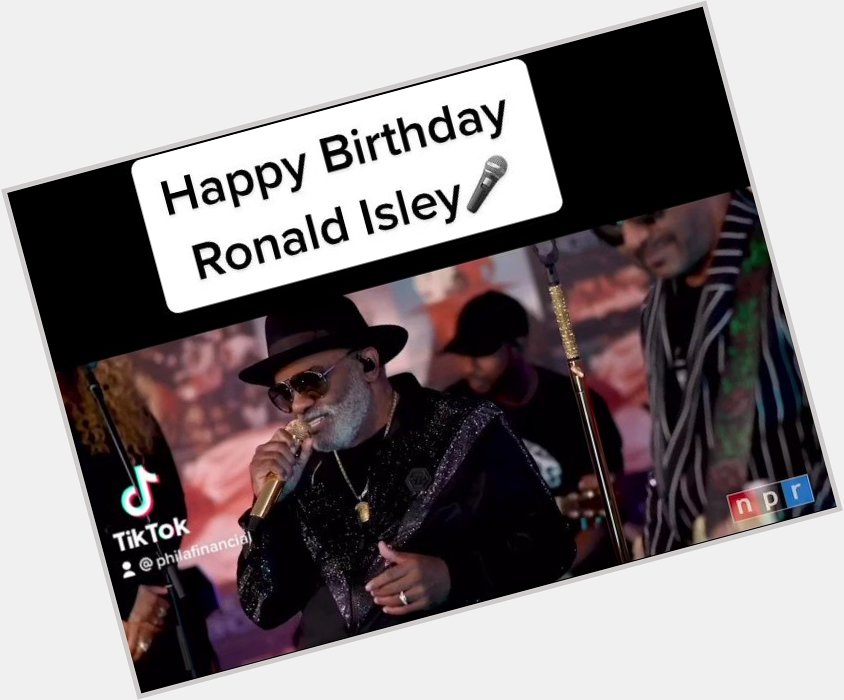 Happy Birthday Ronald Isley! 