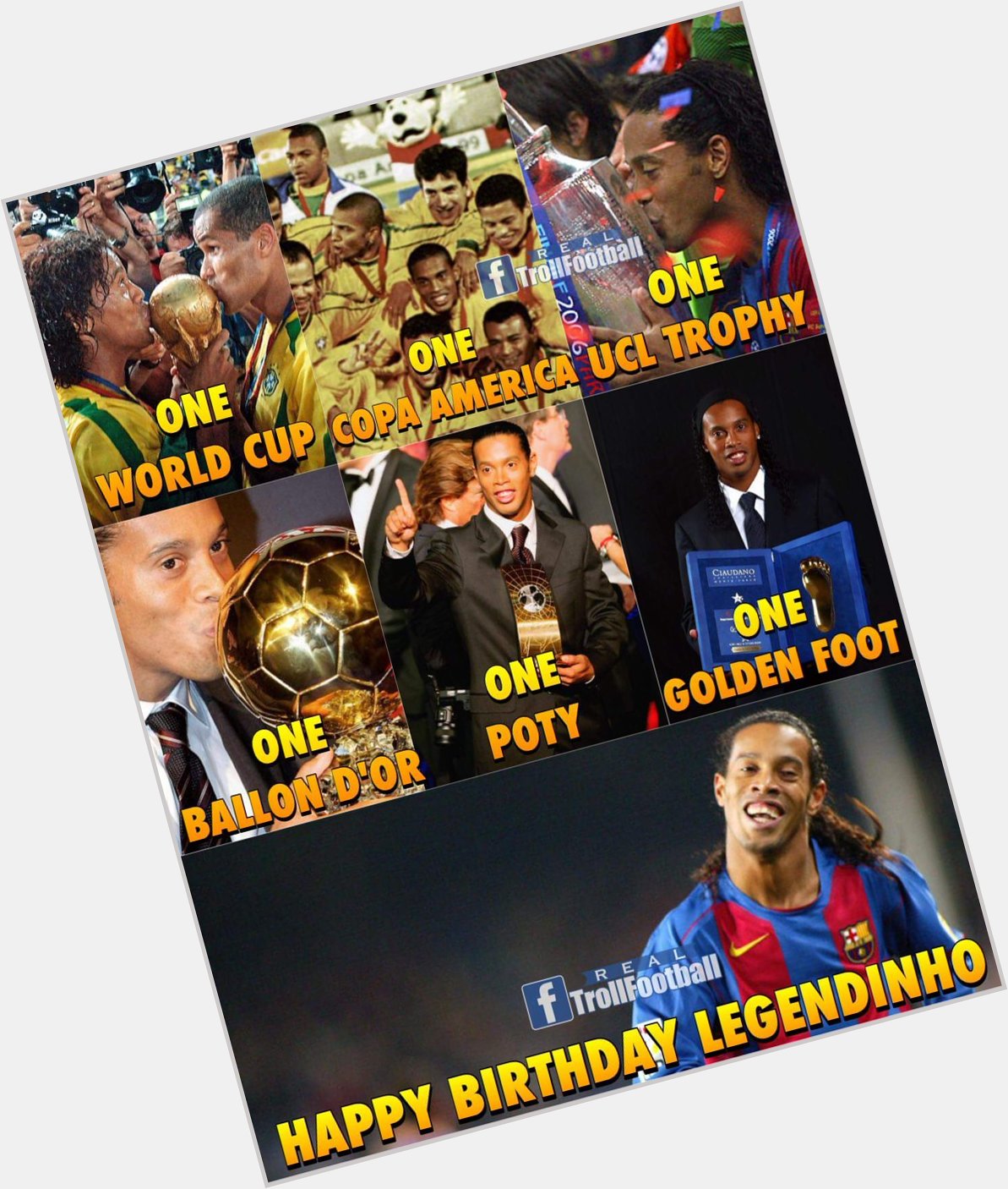 Happy Birthday Ronaldinho Gaúcho 