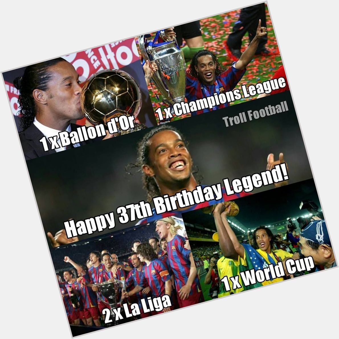 Happy Birthday to Ronaldinho Gaúcho! 