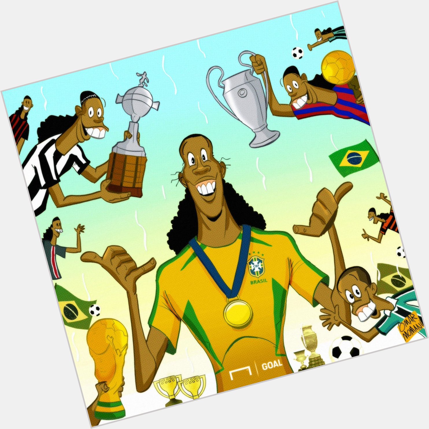 Happy birthday to these legends, Ronaldinho Gaúcho, Ronald Koeman and Lothar Matthäus 