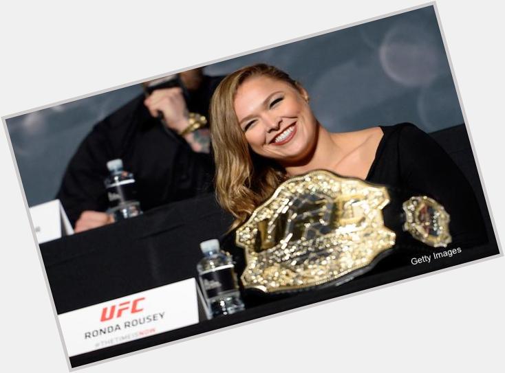 Happy Birthday, UFC Champion See her in her birthday suit:  