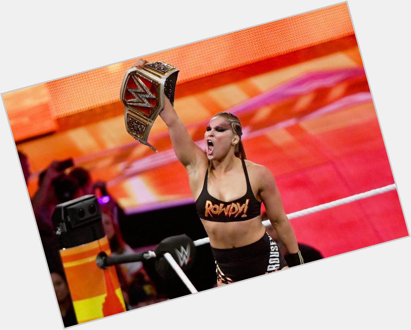 Happy Birthday to RAW Women\s Champion \"Rowdy\" Ronda Rousey who turns 32 today! 