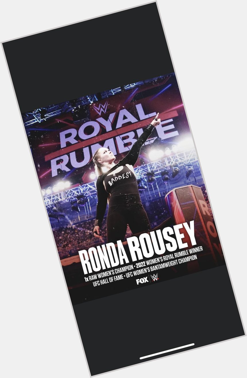 Happy 35th birthday to 2022 women s royalRumble Ronda Rousey    
