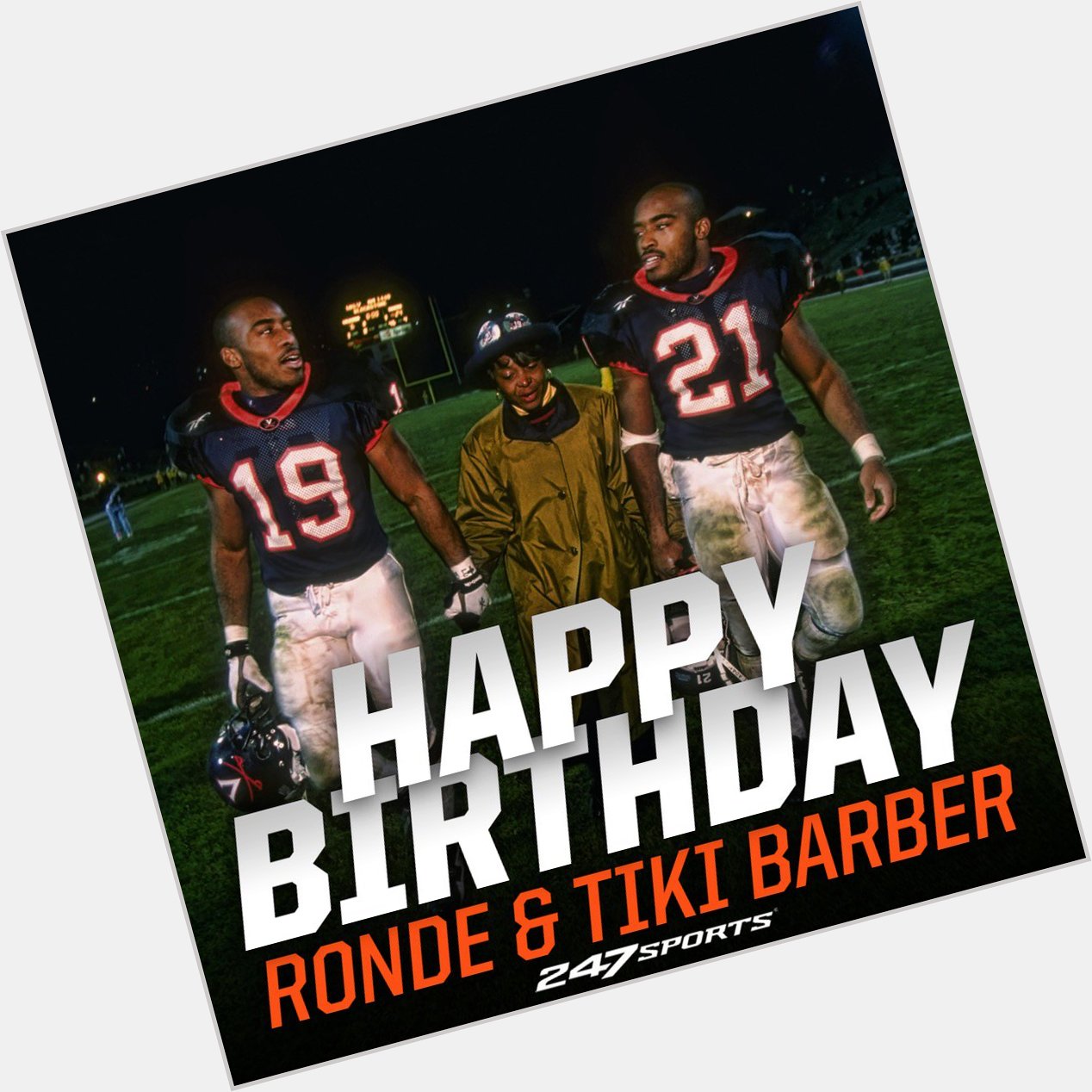  fans, let\s wish Tiki and Ronde Barber a Happy 42nd Birthday! 