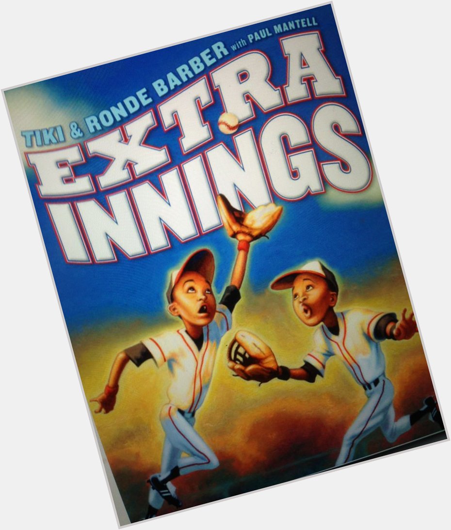 Happy Birthday Tiki and Ronde Barber! Looking for a baseball story for younger fans? Try Extra Innings! 