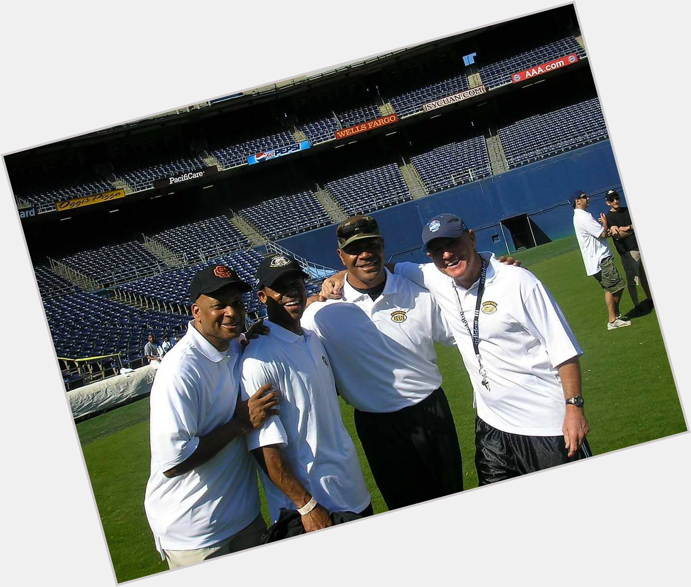 Happy Bday Big Banger, Ronnie Lott.  This was a GREAT DAY with some amazing guys!  Lott, Allen, Seau 