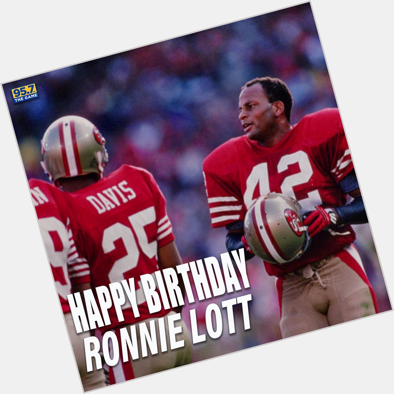 Happy 61st Birthday to the legendary Ronnie Lott! 